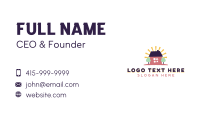 Educational Daycare Preschool Business Card Design