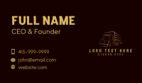 Freight Delivery Automobile Business Card Image Preview