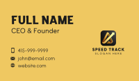 Arrow Up Letter A  Business Card Image Preview