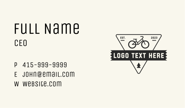 Marathon Bicycle Race Business Card Design Image Preview