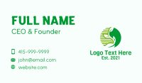 Nature Sprout Leaf  Business Card Image Preview