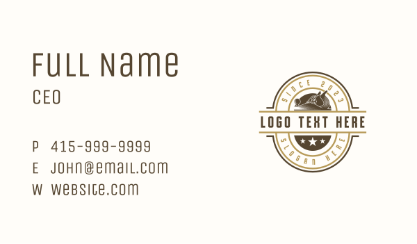 Hand Planer Carpentry Business Card Design Image Preview