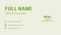 Lawn Mower Grass Field Business Card Image Preview