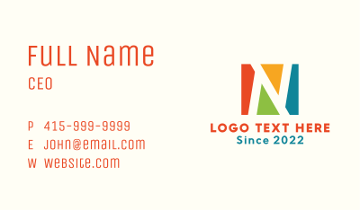 Creative Business Letter N Business Card