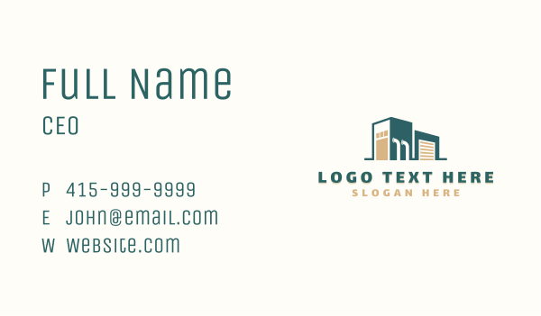 Stockroom Factory Warehouse  Business Card Design Image Preview