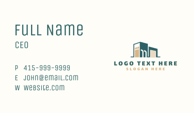 Stockroom Factory Warehouse  Business Card Image Preview
