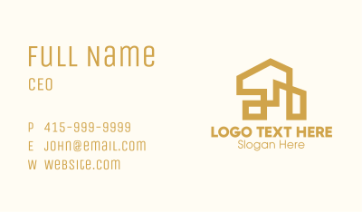Golden Mansion Realty Property Business Card