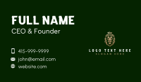 Elegant Lion Royalty Business Card Preview