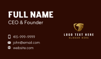 Luxury Eagle Shield Business Card Preview