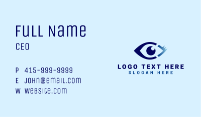 Optic Eye Care Letter C Business Card Image Preview