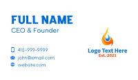 Thermal Fire Element  Business Card Preview