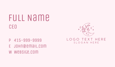 Organic Artisanal Moon Business Card Image Preview