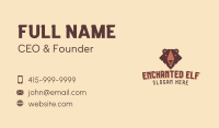 Grizzly Bear Apparel  Business Card Design