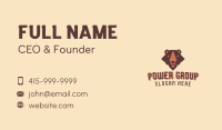 Grizzly Bear Apparel  Business Card Image Preview