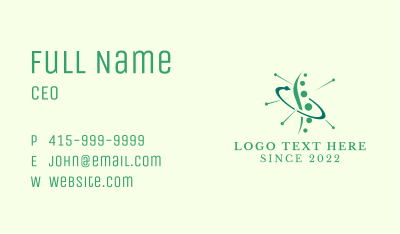 Spine Acupuncture Needle Business Card Image Preview