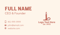 Candle Lamp Light Business Card Image Preview