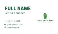 Garbage Waste Disposal Business Card Preview