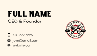 Piston Wrench Repair Business Card Preview