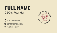 Boxing Glove Sports Business Card Preview