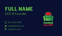 Watermelon Fruit Armchair Business Card Image Preview