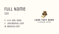 Hipster Monkey Smoke  Business Card Image Preview