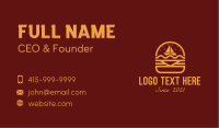 Burger Snack Sailboat Business Card Image Preview