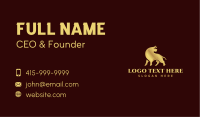 Luxury Bull Ranch Business Card Image Preview