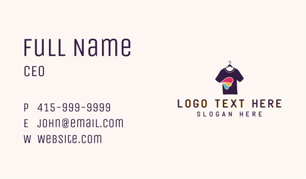 Ink Tshirt Printing Business Card Design Image Preview