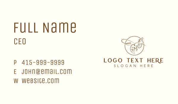 Bee Hive Farm Business Card Design Image Preview