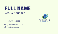 Disinfect Spray Cleaning Business Card Design