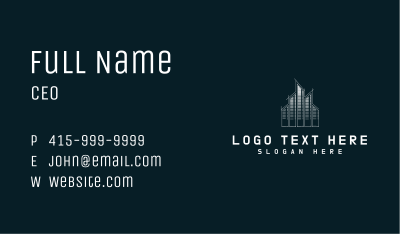 Cityscape Building Stucture Business Card Image Preview