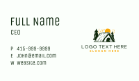 Camp Cabin Tent Business Card Image Preview