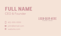 Generic Signature Business Business Card Image Preview