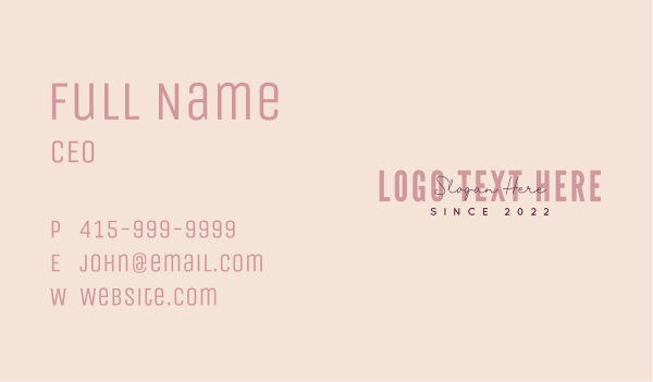 Generic Signature Business Business Card Design Image Preview