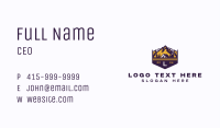 Adventure Mountain Camp Business Card Image Preview