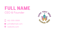 Children Castle Fortress Business Card Design