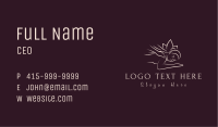Lotus Flower Therapist Business Card Image Preview