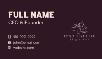 Lotus Flower Therapist Business Card Preview