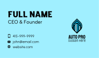 Blue Realty Company  Business Card Design