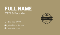 Classic Cowboy Hat Business Card Image Preview