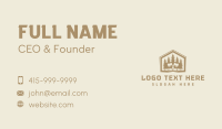 Woodwork Axe Pine Tree Business Card Preview