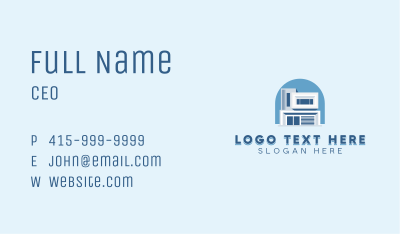 Contractor Residential Builder Business Card Image Preview