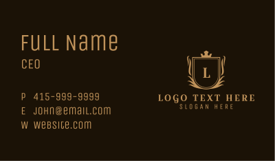 Crown Shield Law Firm Business Card Image Preview
