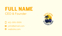 Travel Beach Tourism Business Card Image Preview