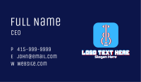 Glitchy Guitar App  Business Card Image Preview