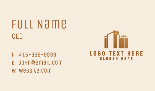 High-rise Building Services Business Card Design Image Preview