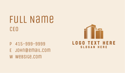 High-rise Building Services Business Card Image Preview