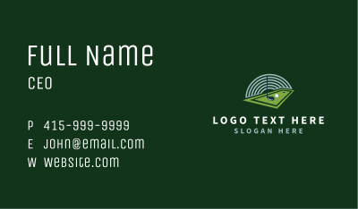 Mini Golf Tournament Business Card Image Preview