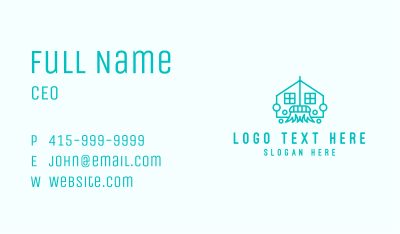 Home Cleaning Mop Business Card Image Preview