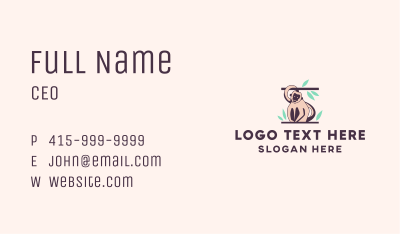 Monkey Clothing Brand Business Card Image Preview